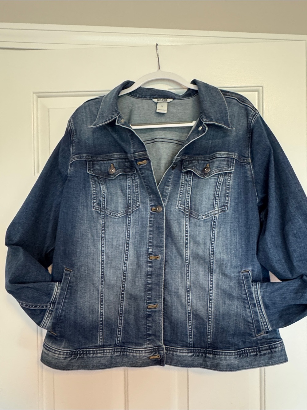 Duluth Trading Co Relaxed Indigo Denim Jacket 1X